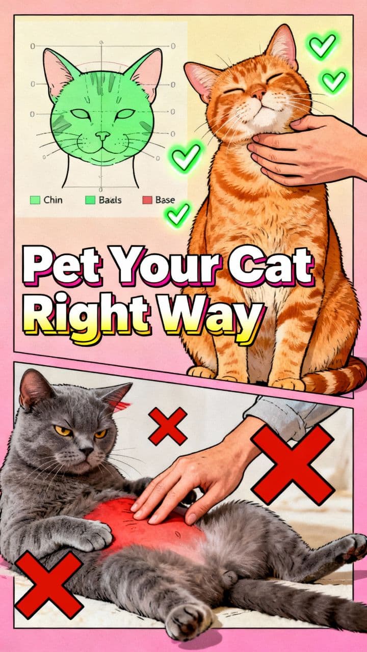 Pet Your Cat the Right Way