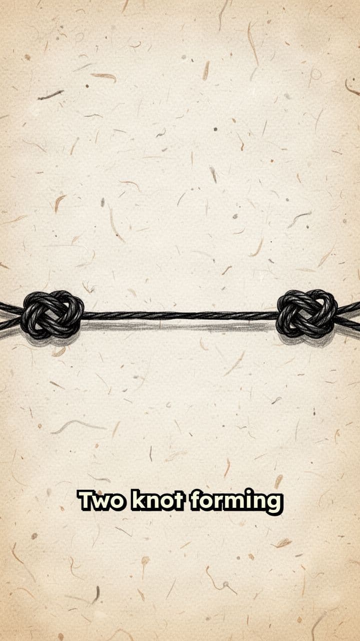 Thread Knots Forming a Loop