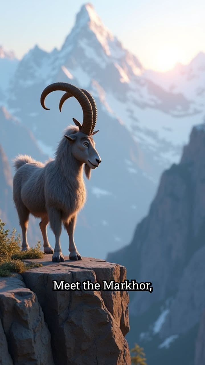 Markhor – The Ghost-Climbing Mountain Goat