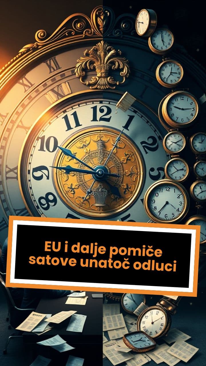 EU i dalje pomiče satove unatoč odluci
