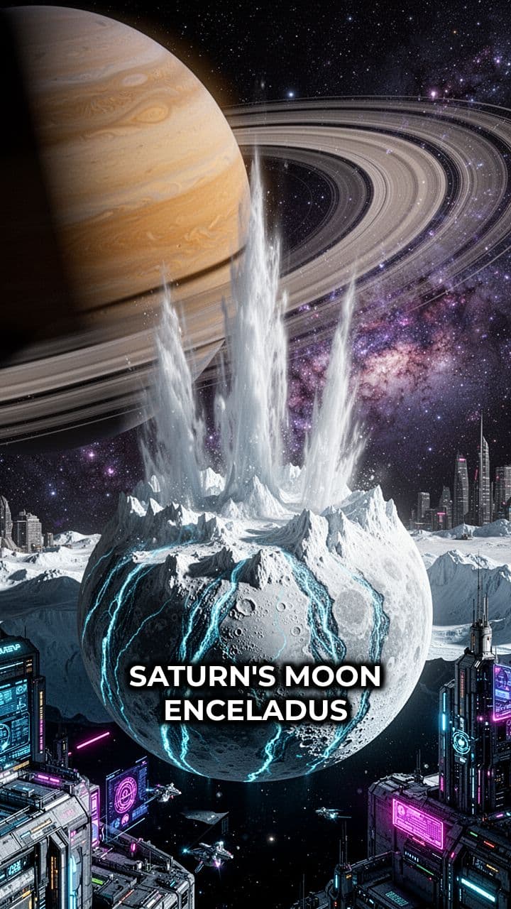 Enceladus: Saturn’s Ocean-Spray Moon