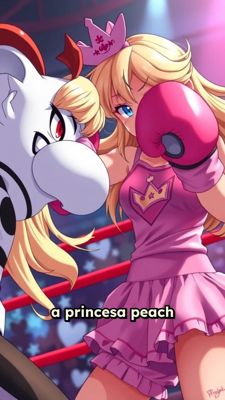 Peach vs Pomni no Ringue de Boxe