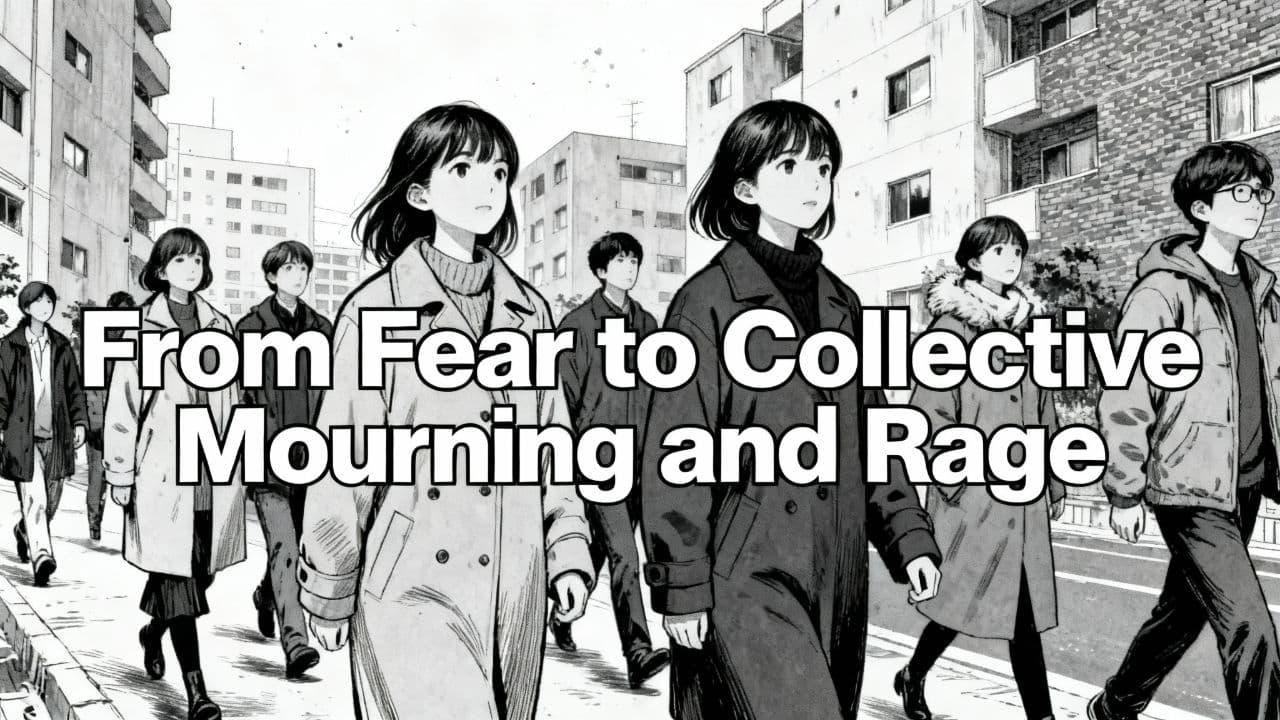 From Fear to Collective Mourning and Rage