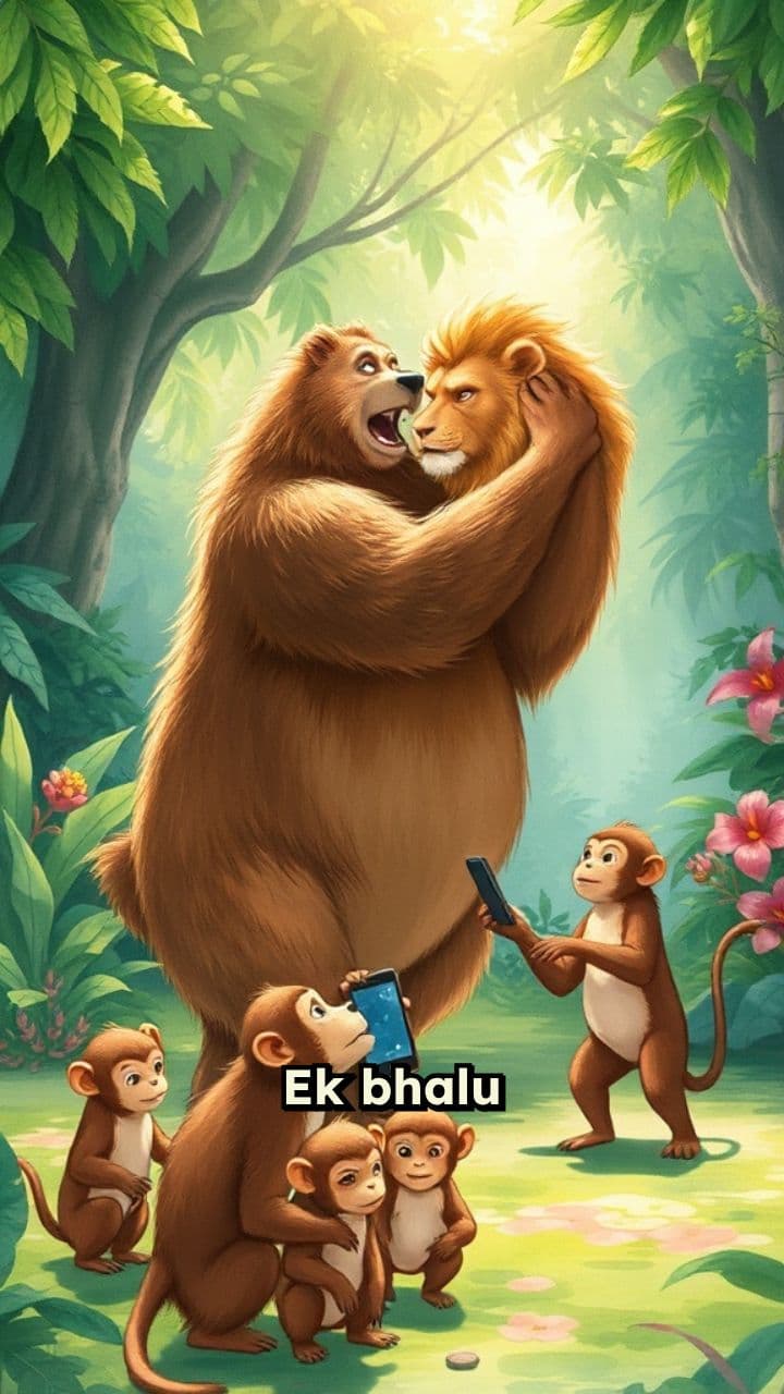 बंदरों का नाच और फोन का जादू