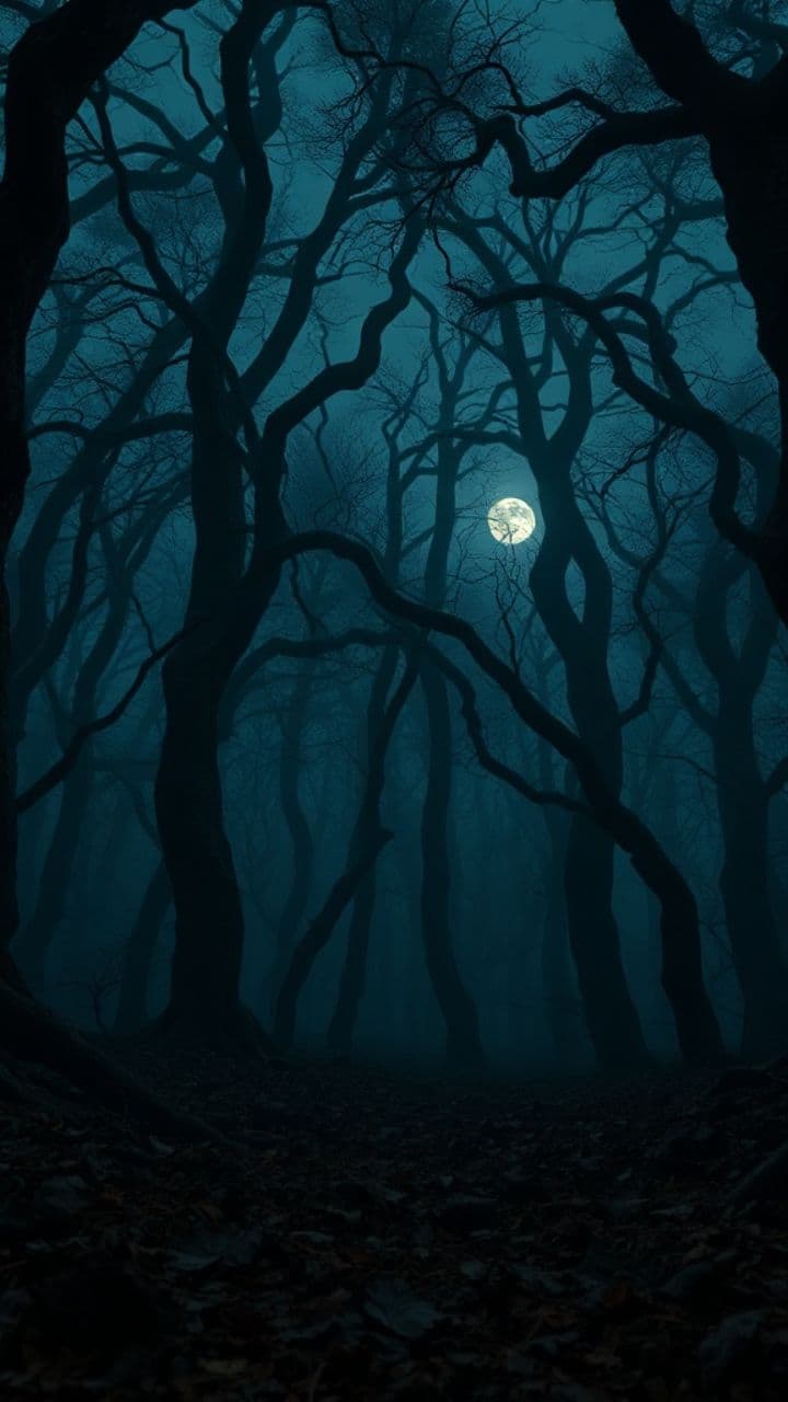 Бомжара в лесу