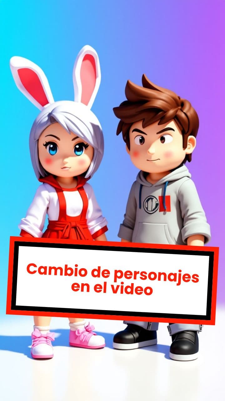 Cambio de personajes en el video
