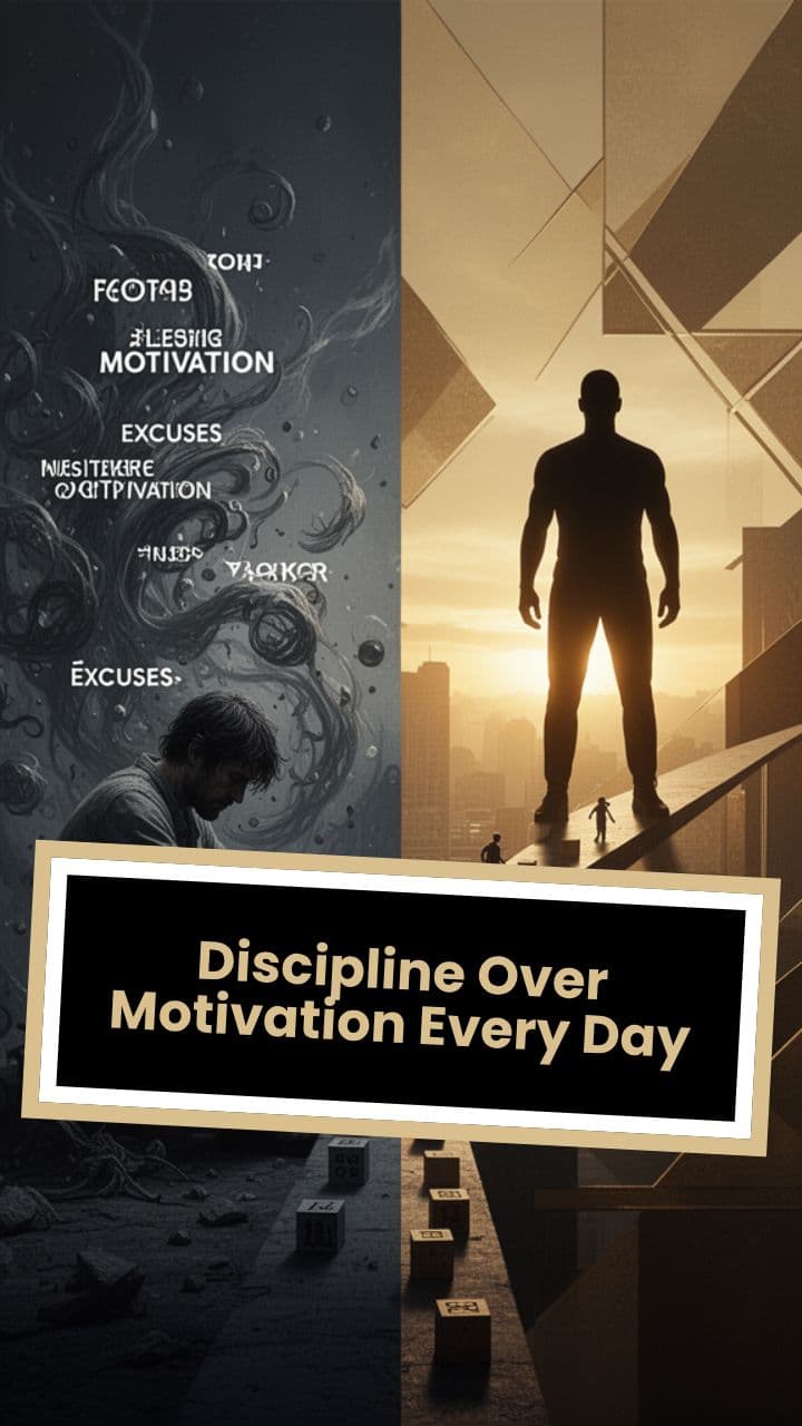 Discipline Over Motivation Every Day