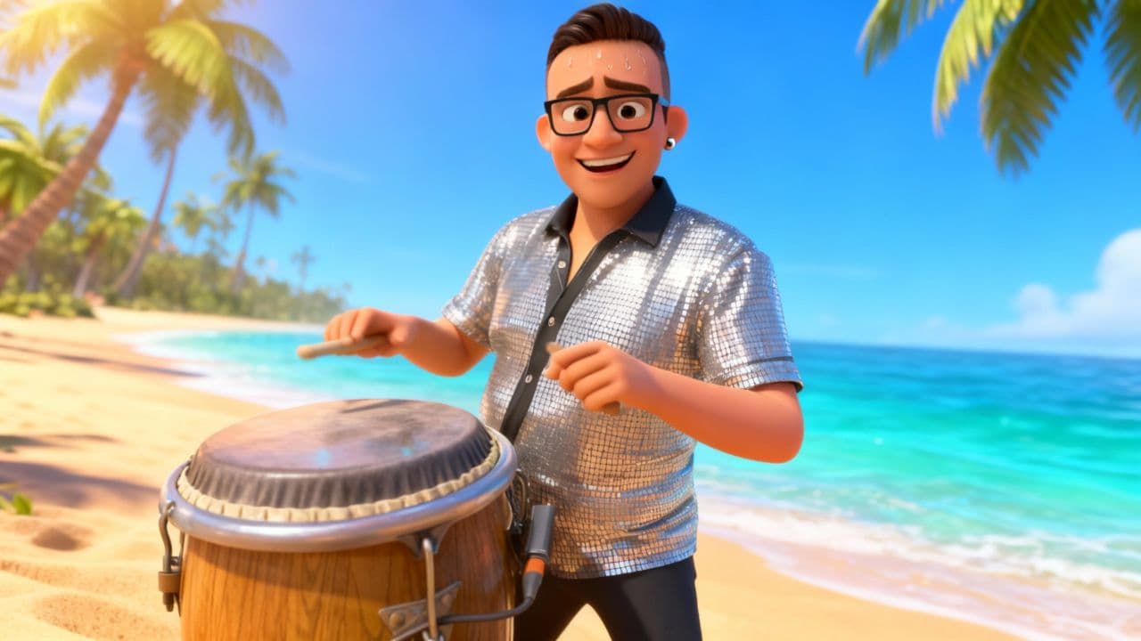 Un Día Caluroso en la Playa