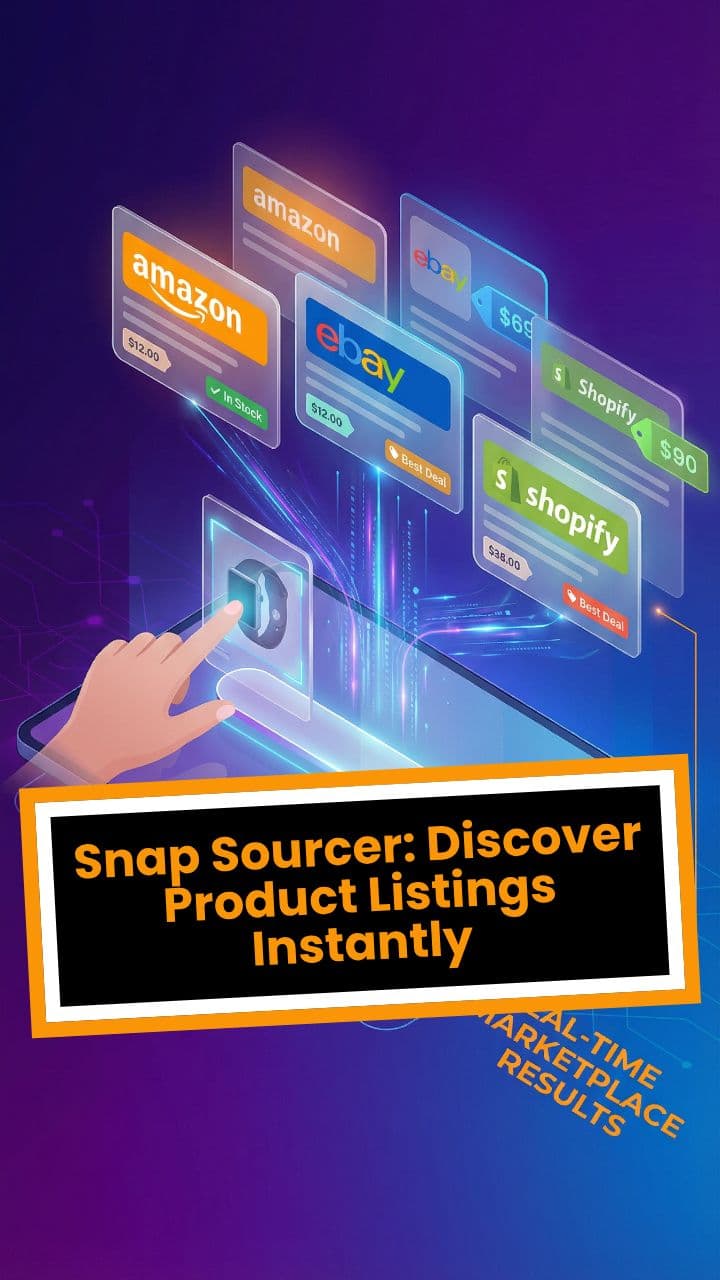 Snap Sourcer: Discover Product Listings Instantly
