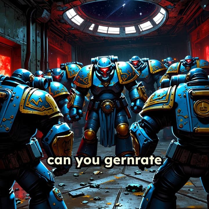 Ork Ship Chaos: Ultramarines vs. Deff Dread