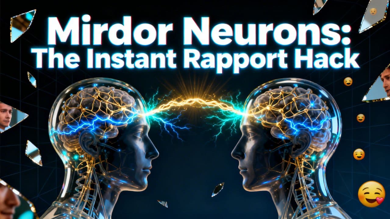 Mirror Neurons: The Instant Rapport Hack