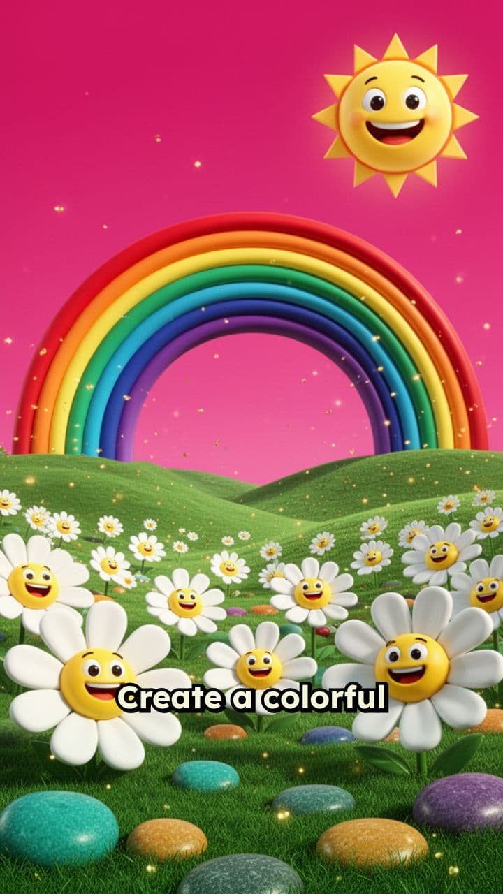 Rainbow Dance: Urdu Kids Song