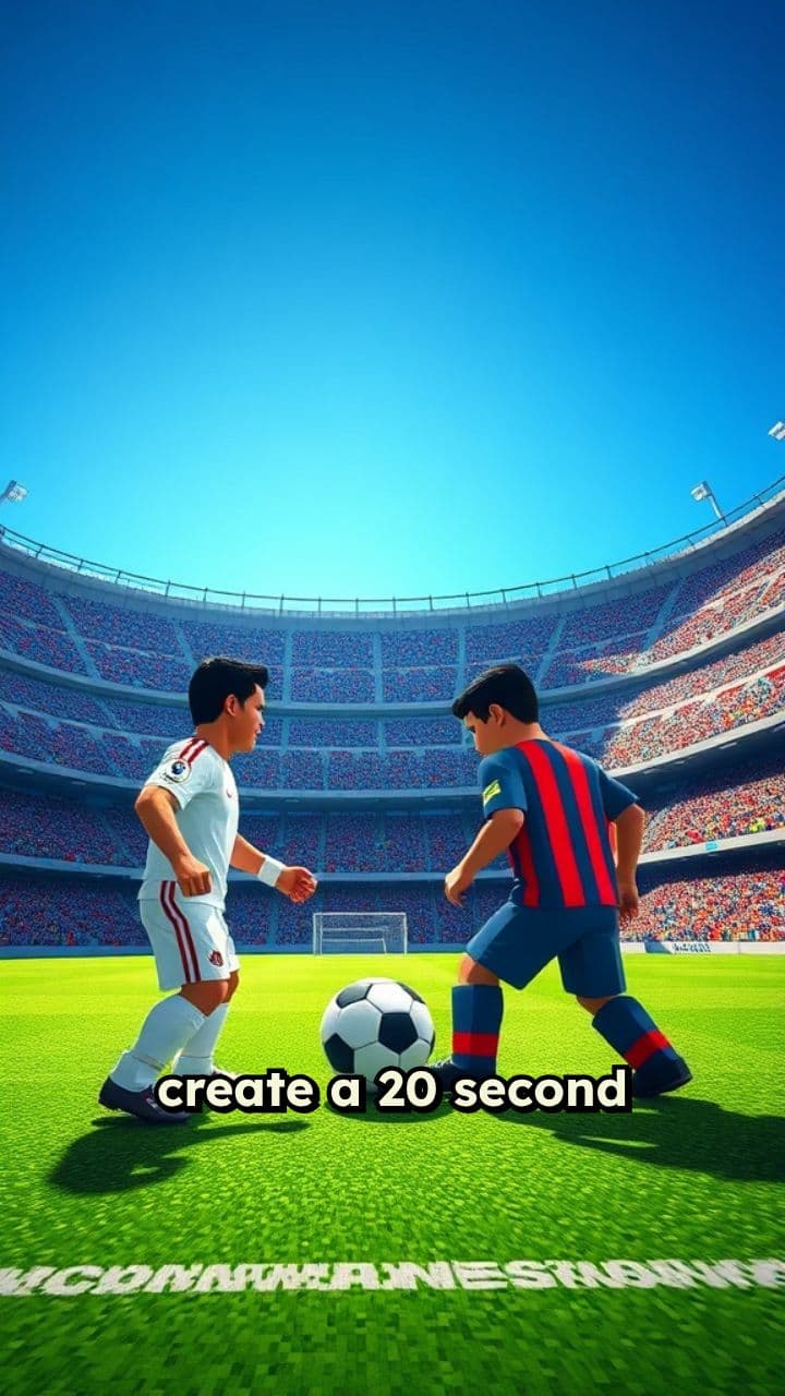 Ronaldo vs Messi Anime Match