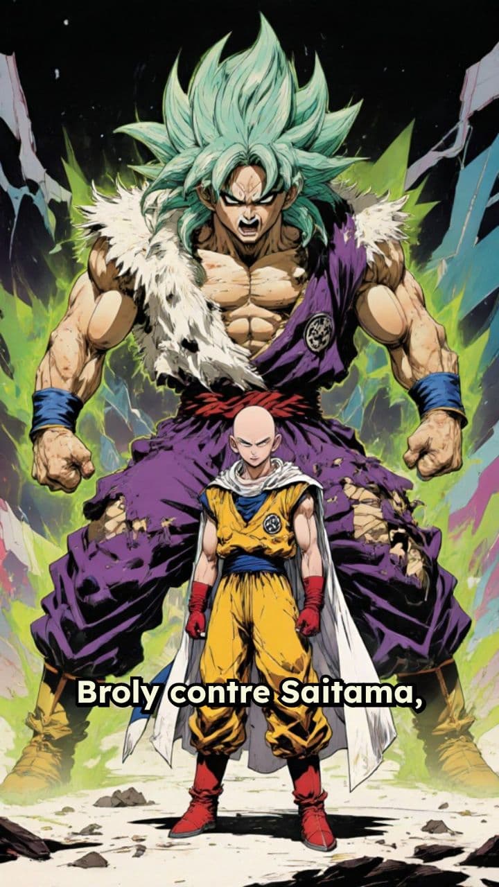 Broly vs Saitama : Le Combat Inégal