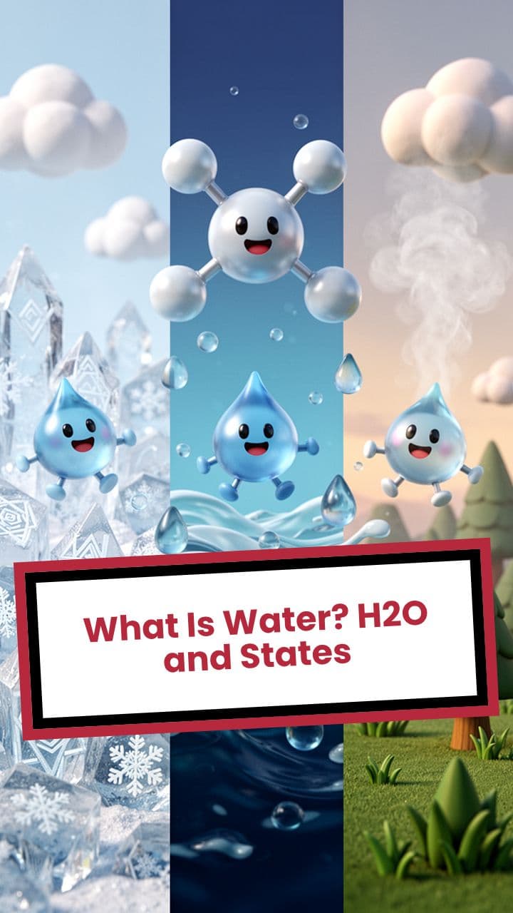 What Is Water? H2O and States