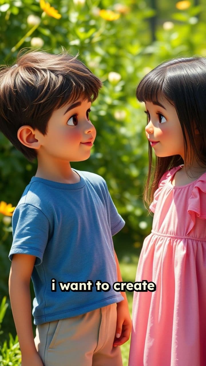 Childhood Love Across the Balcony