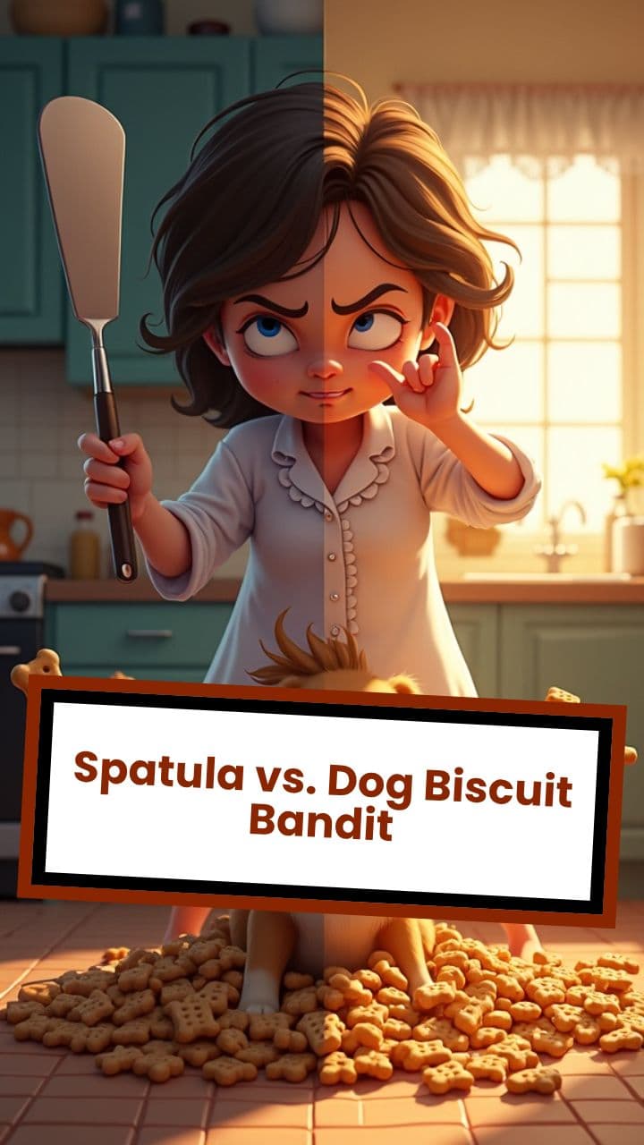 Spatula vs. Dog Biscuit Bandit