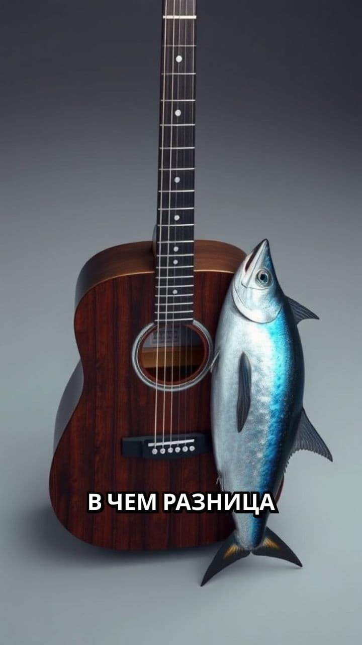 Гитара и рыба: в чем разница?