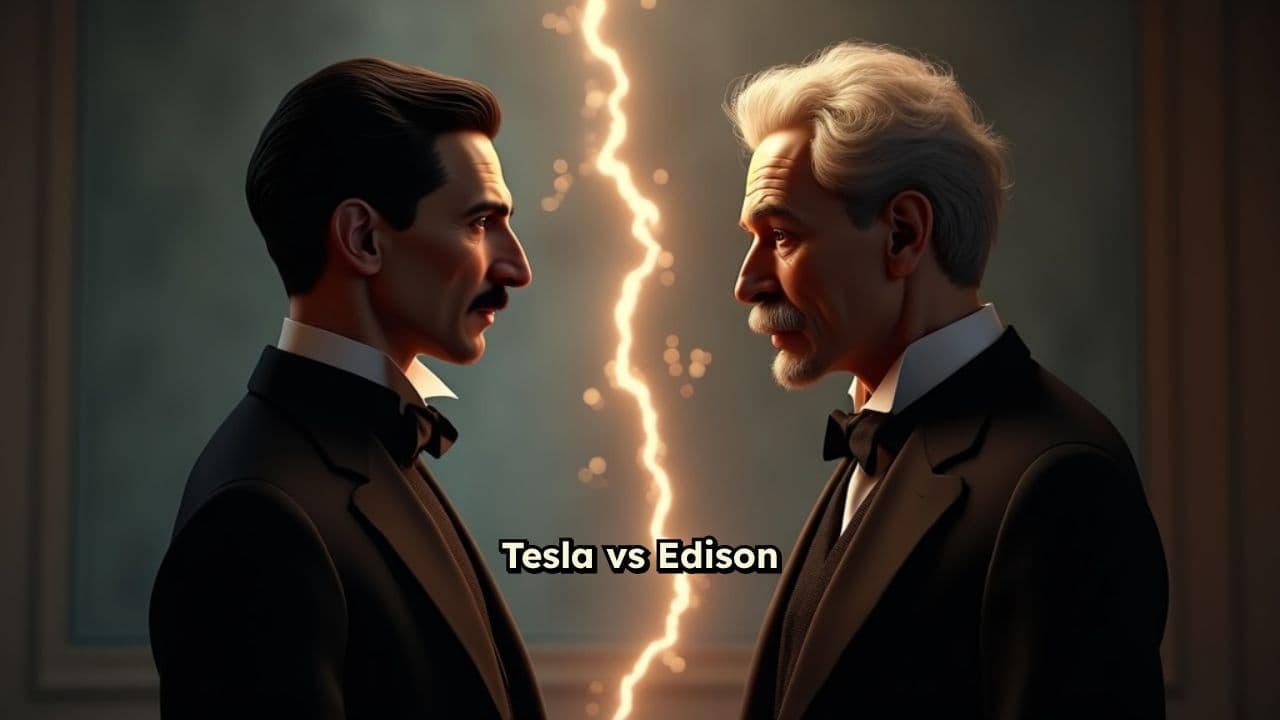 Tesla et Edison : Destins opposés
