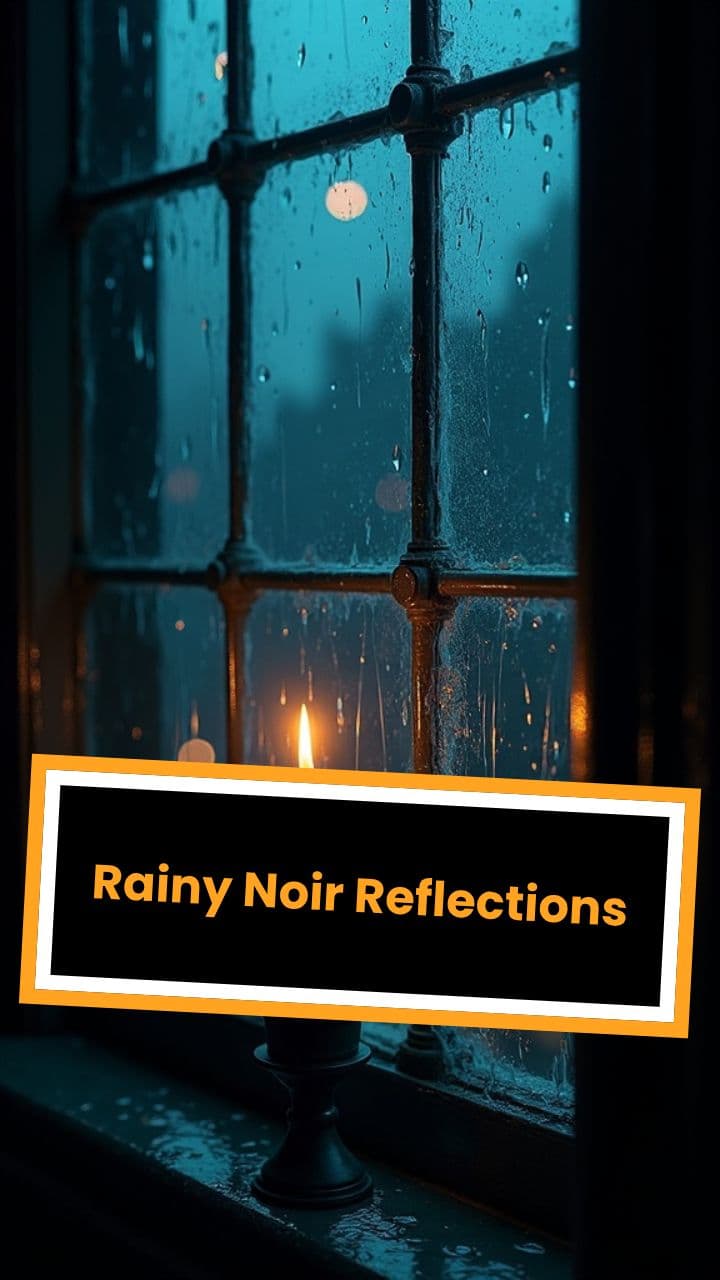 Rainy Noir Reflections
