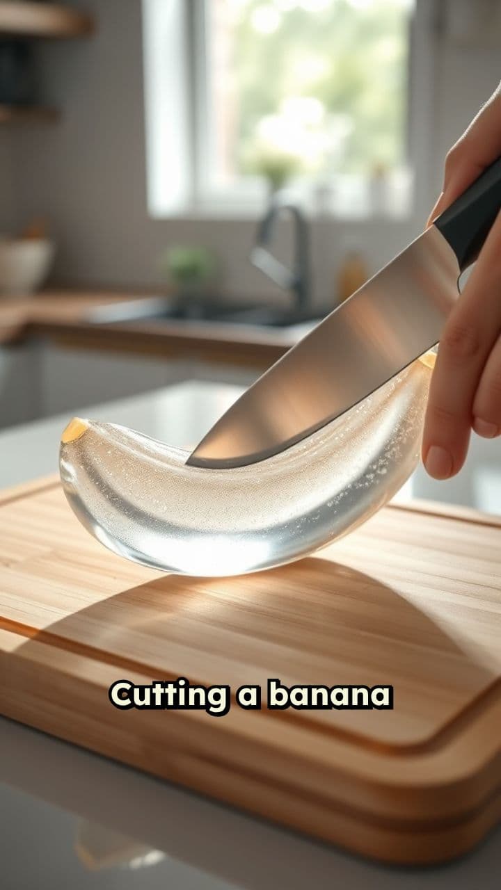 Glass Banana Slicing