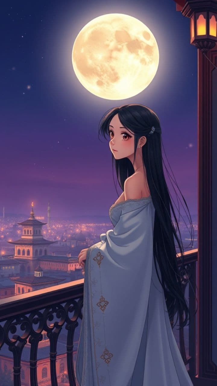 شب مهتاب و عشق