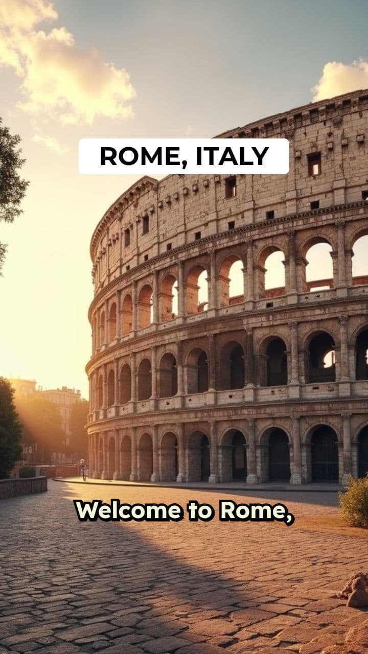 Eternal Rome: A Cinematic Travel Diary