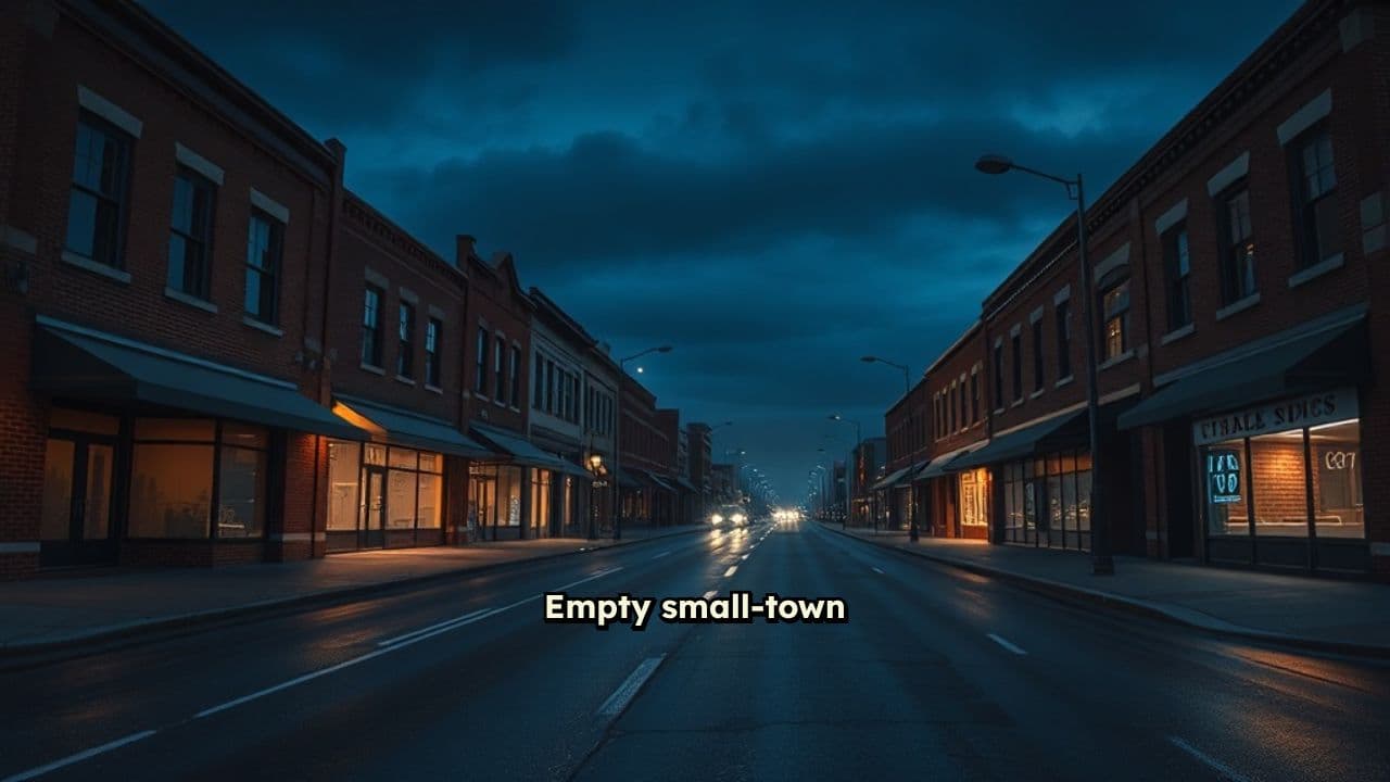 Flickering Streetlight in the Fog