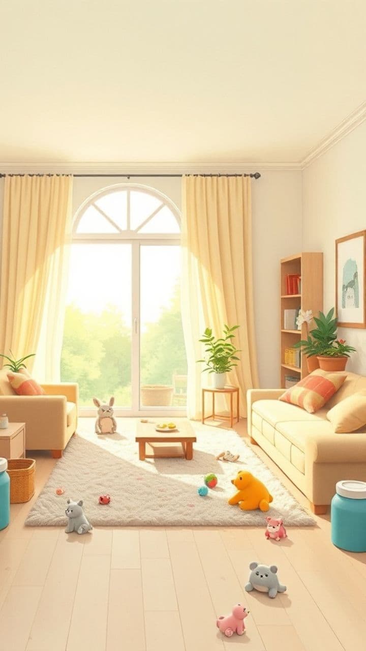 Familienliebe und Freude im Alltag