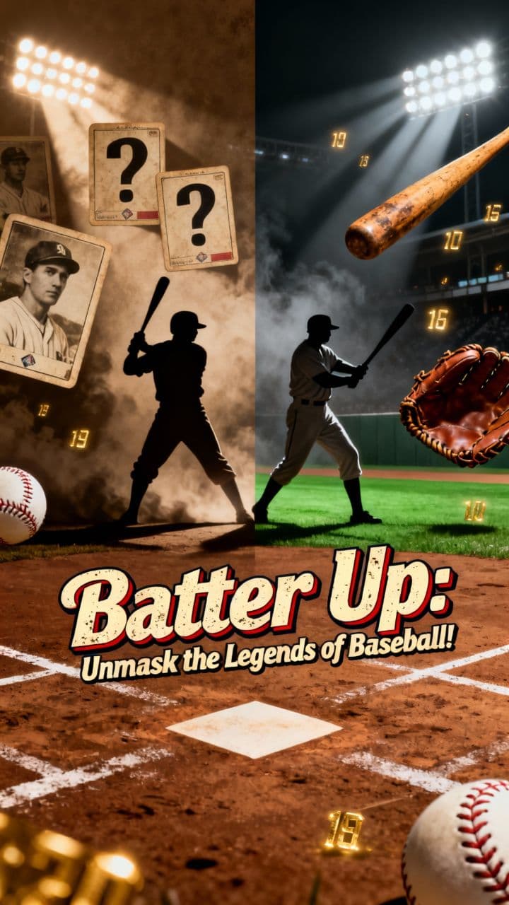 Batter Up: Unmask the Legends of Baseball!