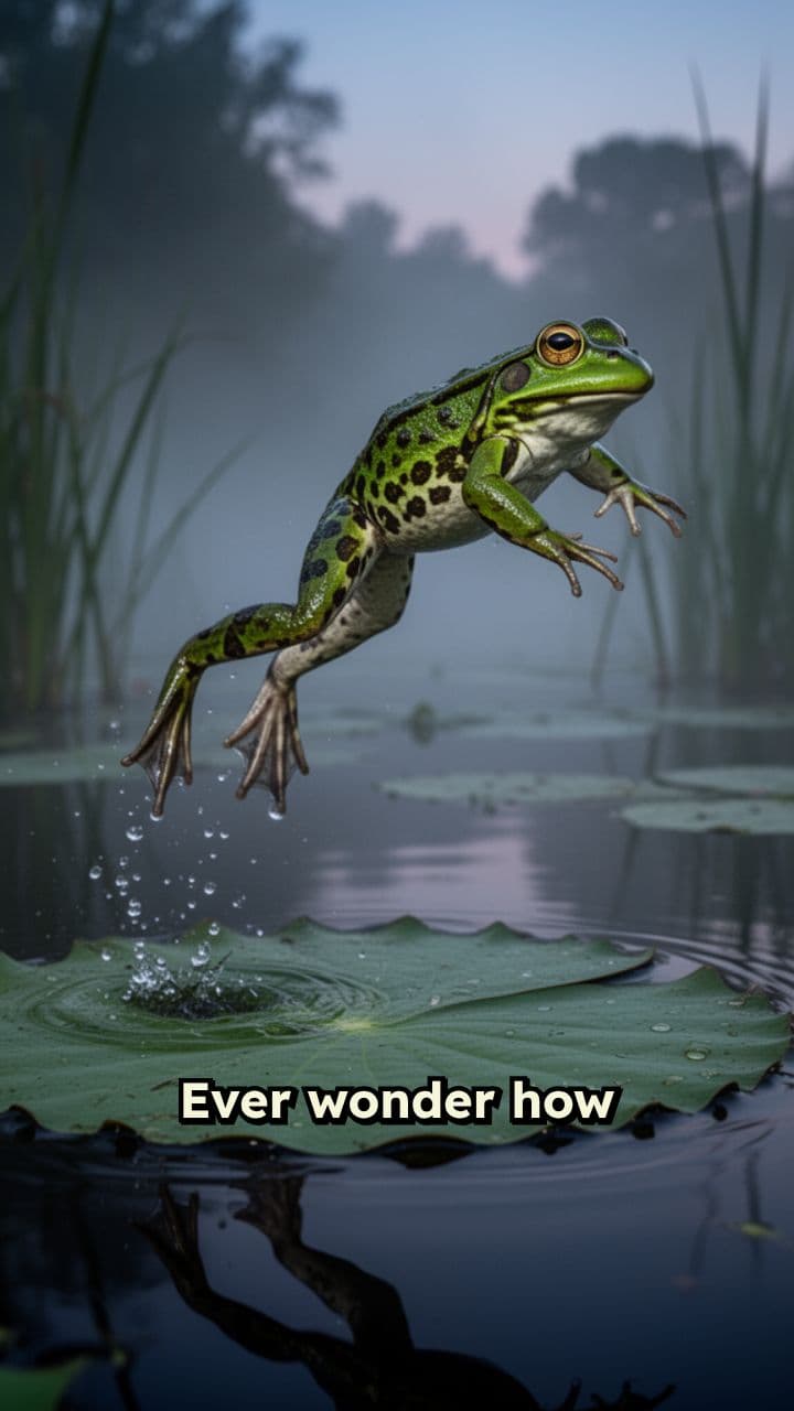 Why Frogs Jump and You Don’t