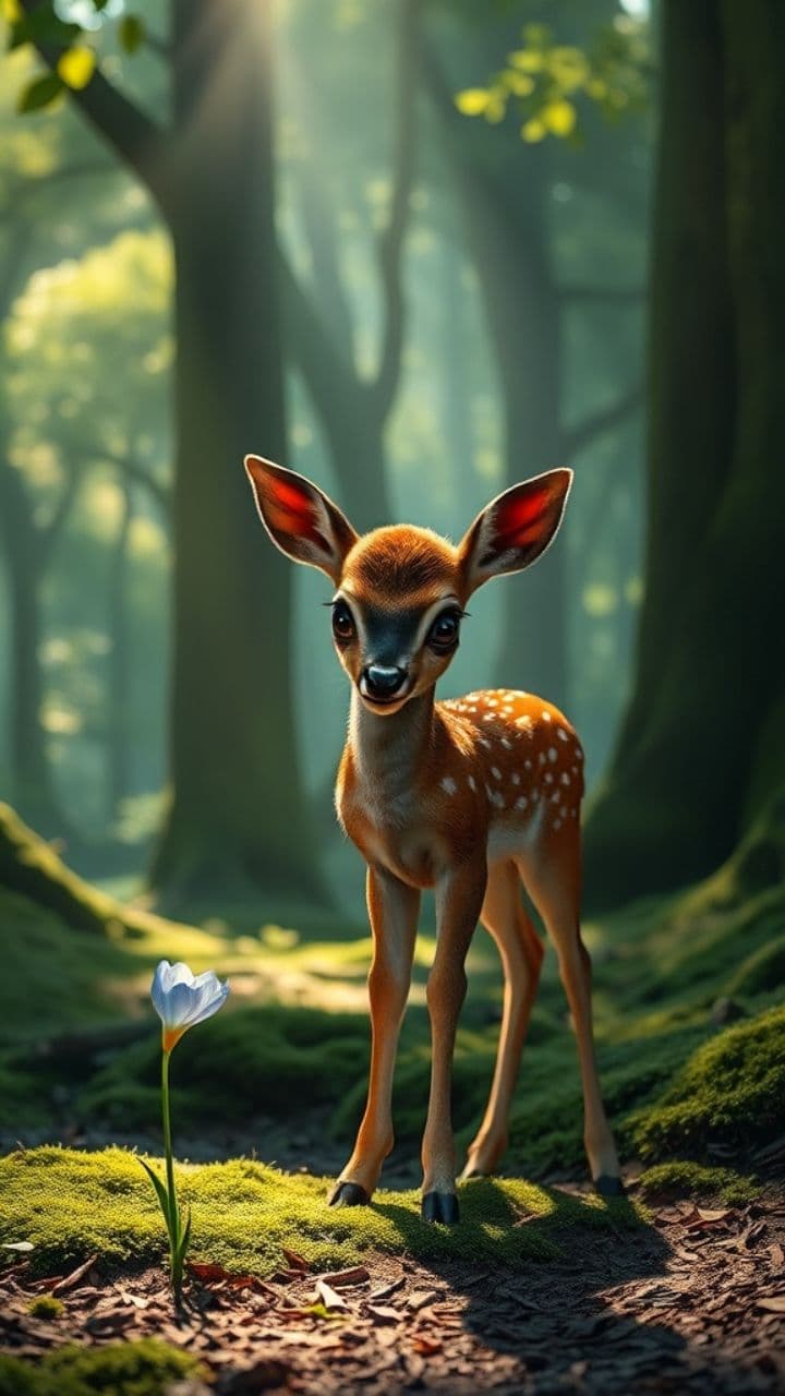 চঞ্চল ও নীল ফুলের বন্ধুত্ব