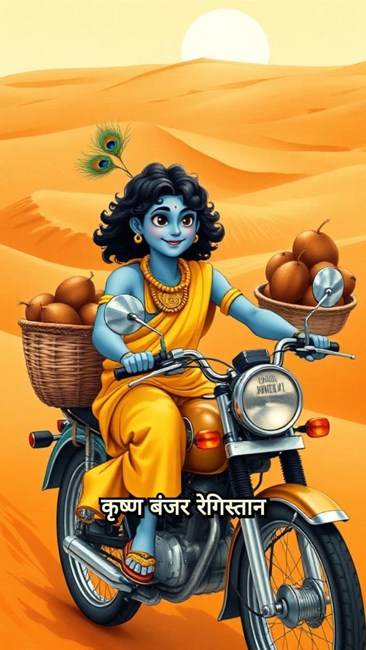 श्री कृष्ण का चमत्कारी नारियल पौधा