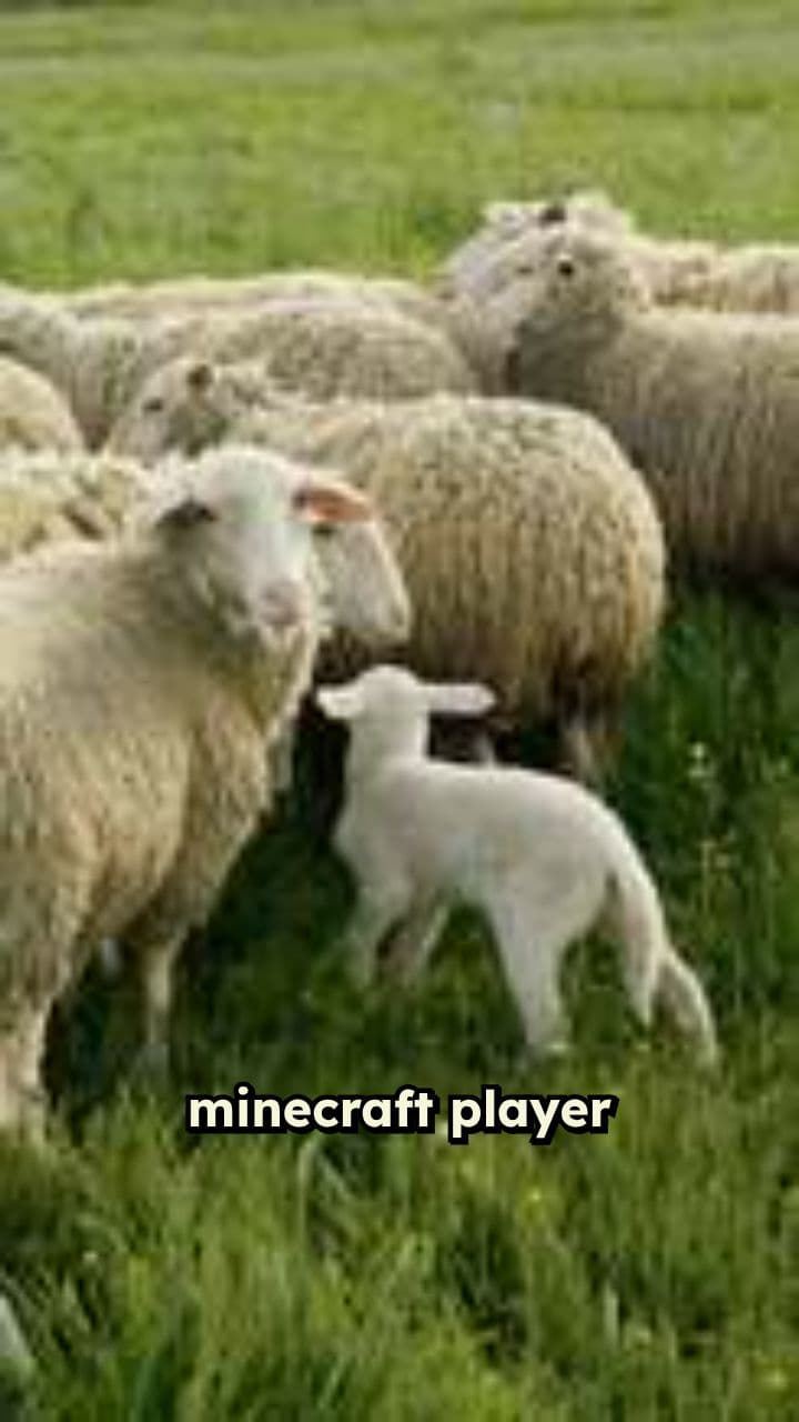 Saving a Sheep in Minecraft