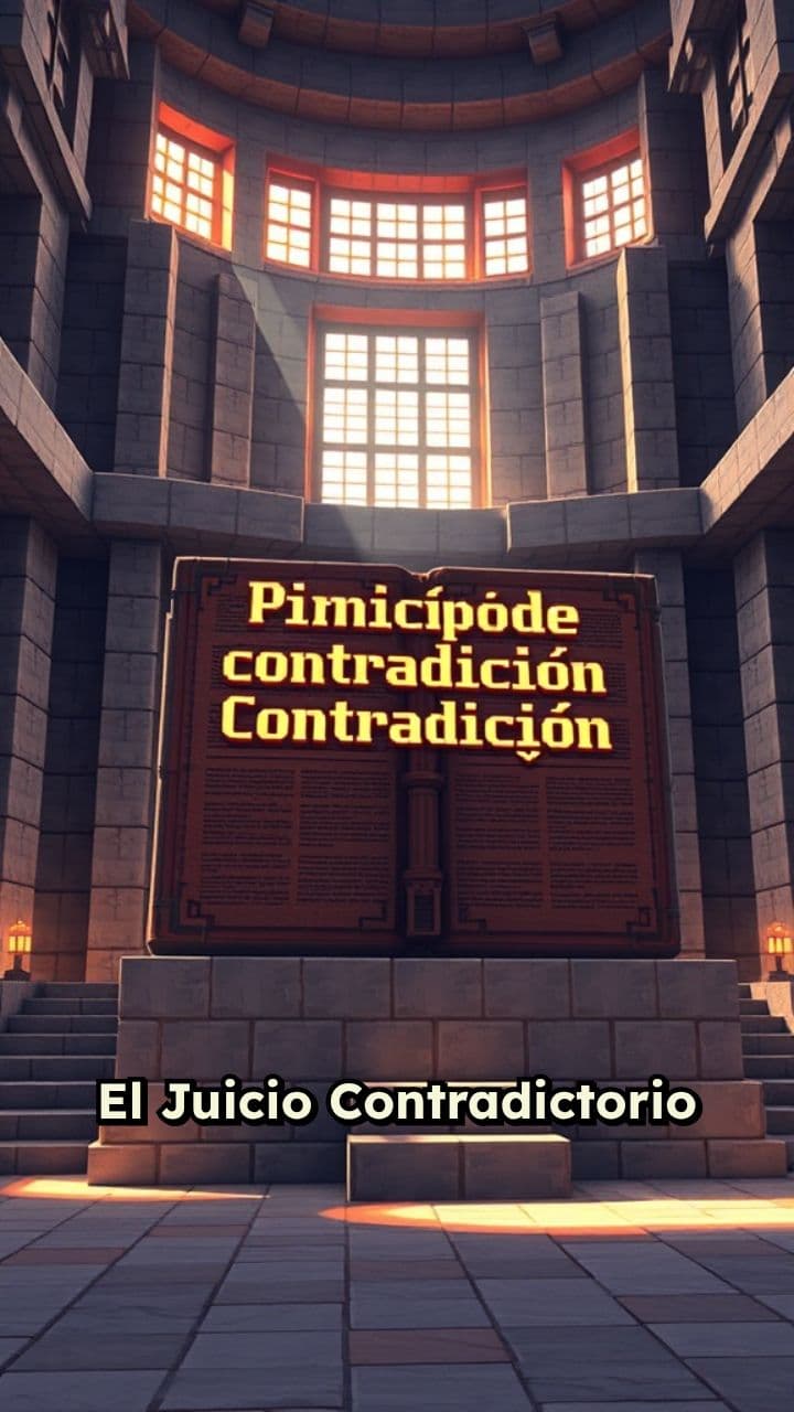 Principio de Contradicción en el Juicio