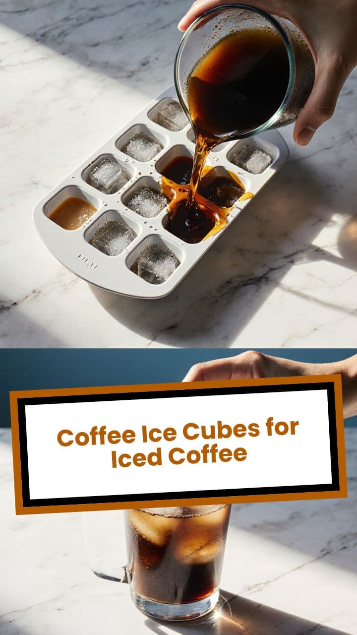 Coffee Ice Cubes for Iced Coffee