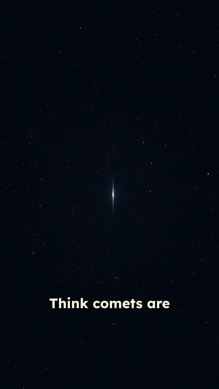 Comets: Ancient Ice with Glowing Tails