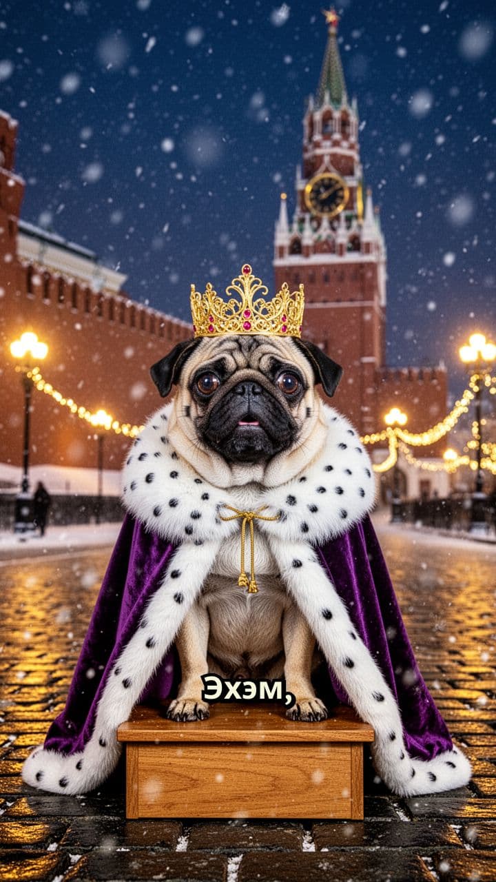 Новогоднее обращение принца мопсов