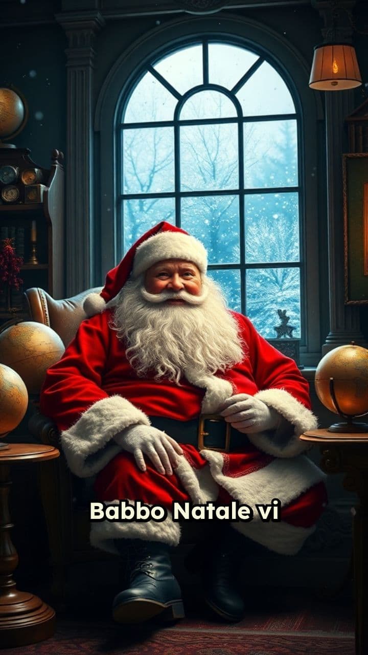 Babbo Natale e la lista dei buoni