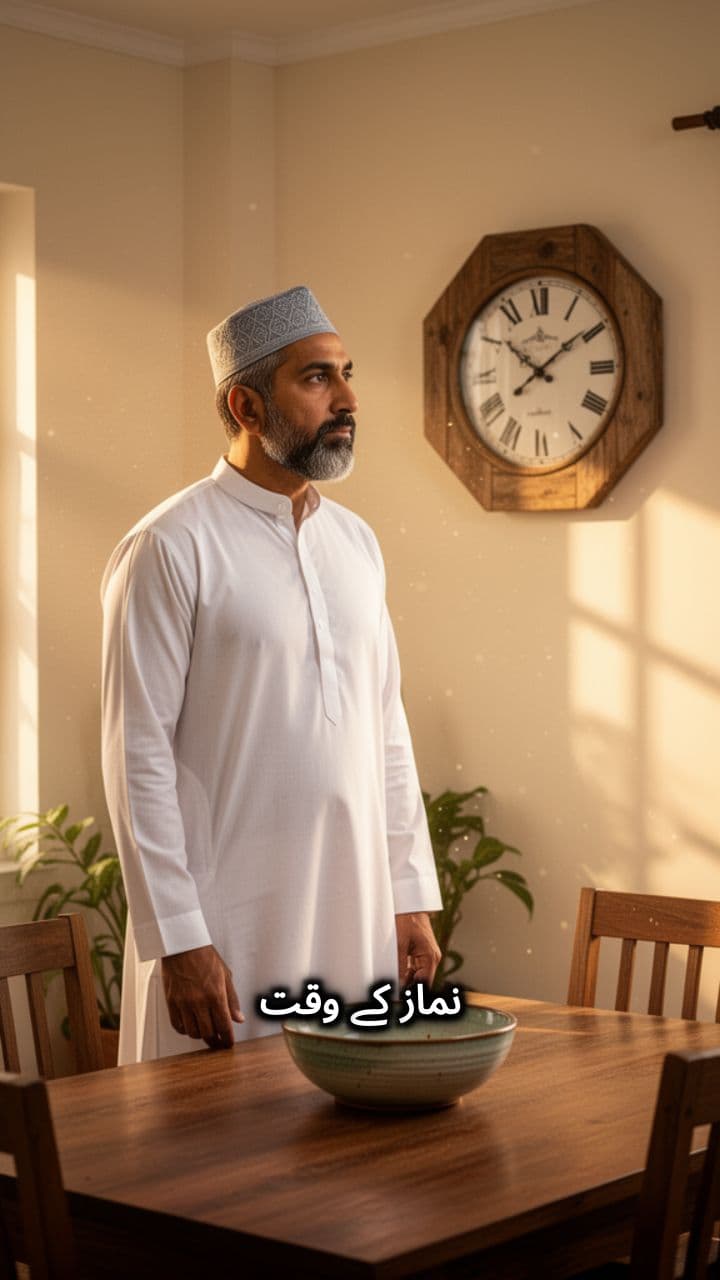 بھوک میں نماز سے پہلے کھانا