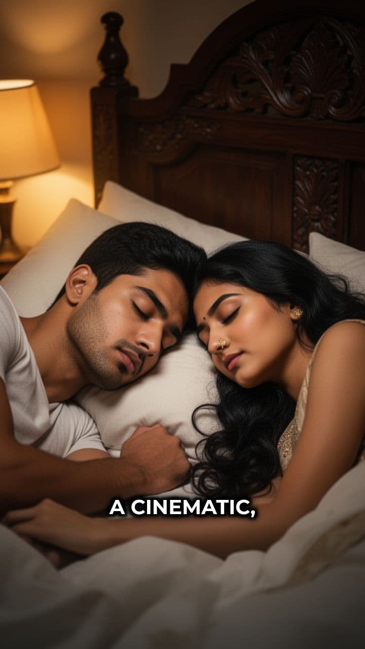 Nose-to-Nose Sleep in Warm Light