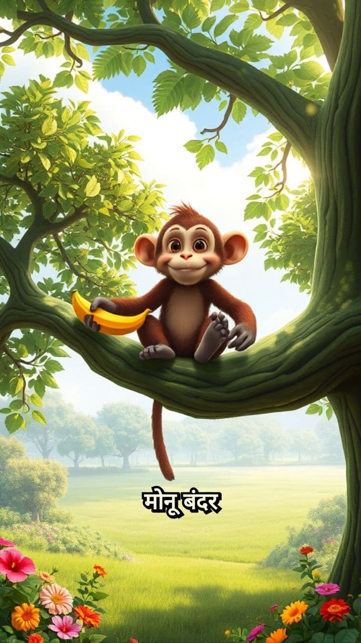 मोनू और किटी की दोस्ती