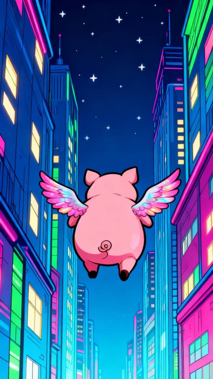 Aventura de Neon do Porquinho Voador