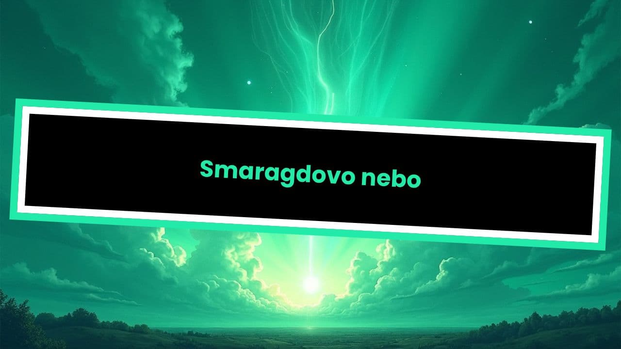 Smaragdovo nebo