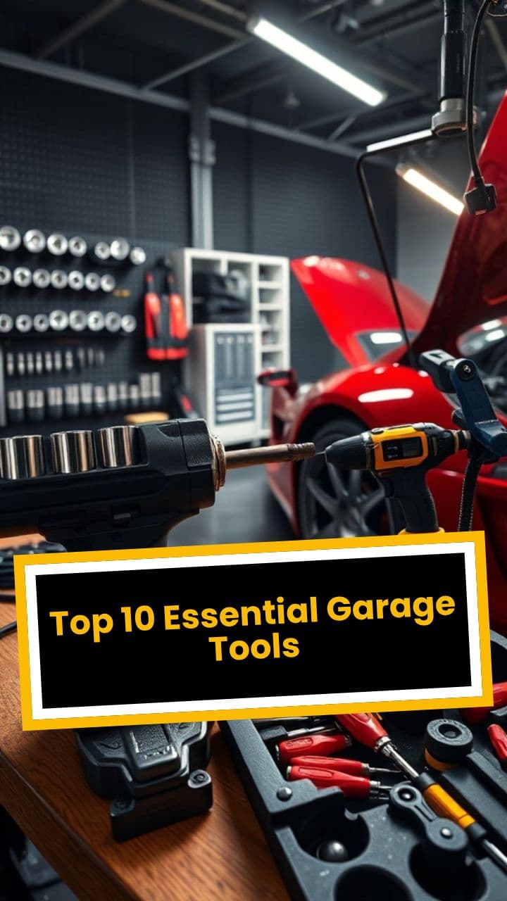 Top 10 Essential Garage Tools