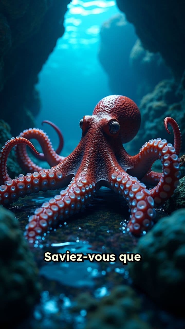 Les étonnantes caractéristiques des poulpes