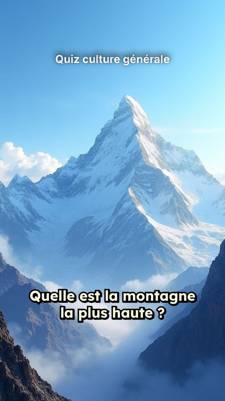 Quiz culture générale