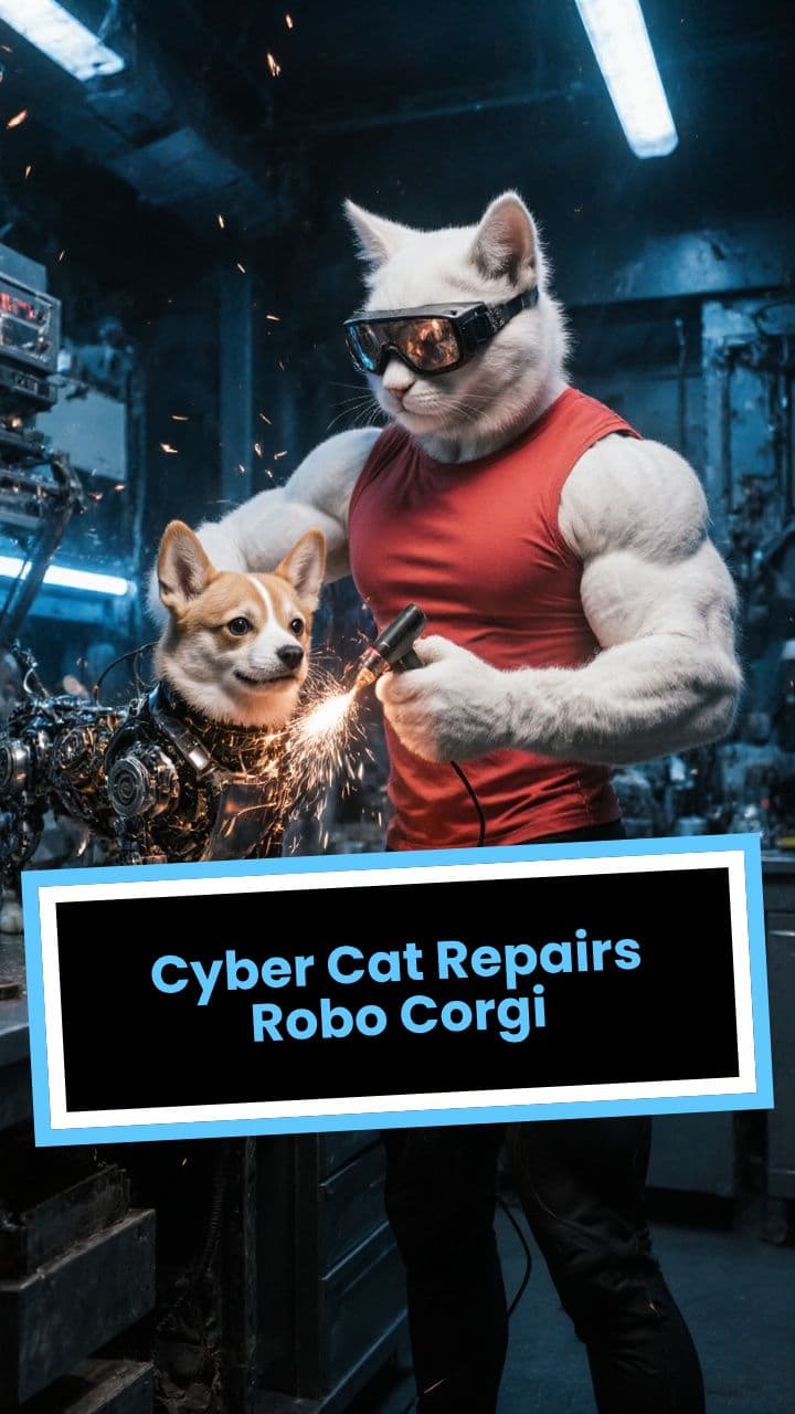 Cyber Cat Repairs Robo Corgi