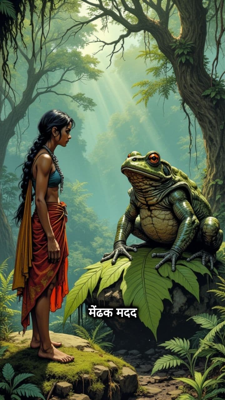 का-संगी और मेंढक का संघर्ष