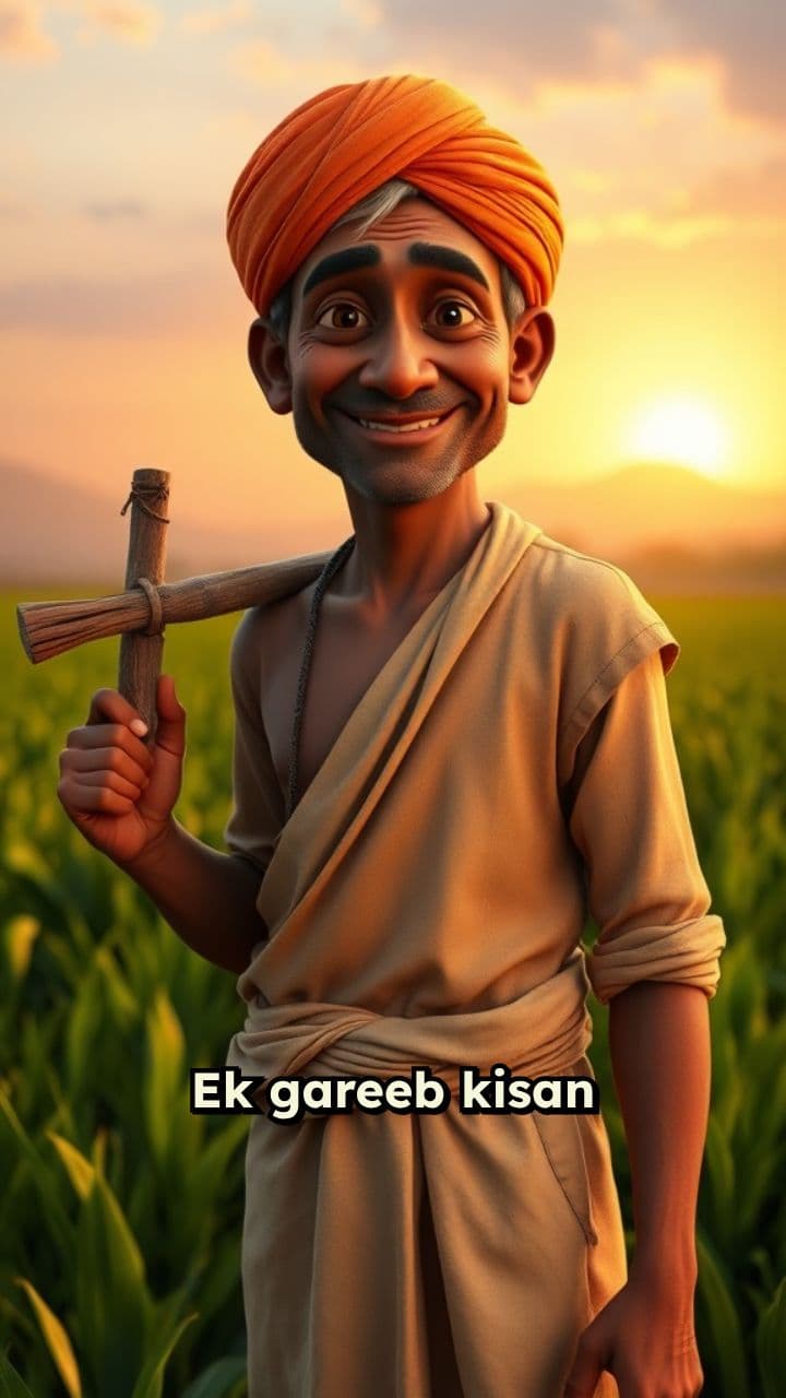 A Poor Farmer Goes to the Field